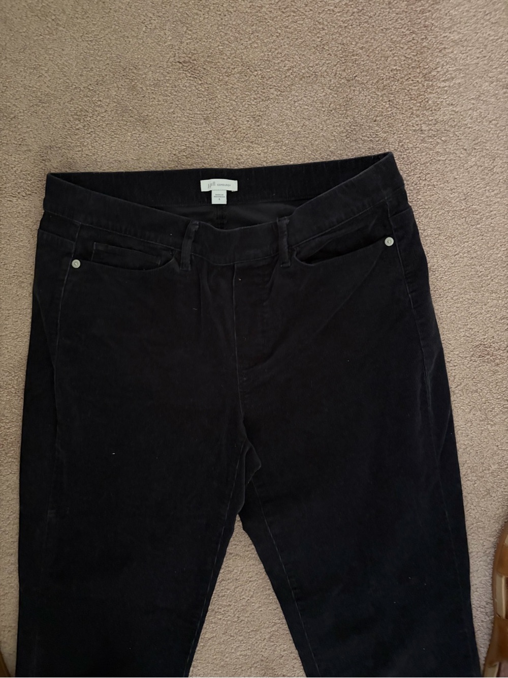 J Jill Women's - Classic corduroy pull-on pants - Pocket Design